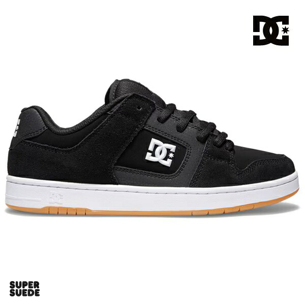 【DC Shoe】MANTECA 4 S 色つや：black/white/gum(BW6) ディーシー シューズ 靴 スニーカー 滑るゲーム盤 スケボー  SKATEBOARD SHOES