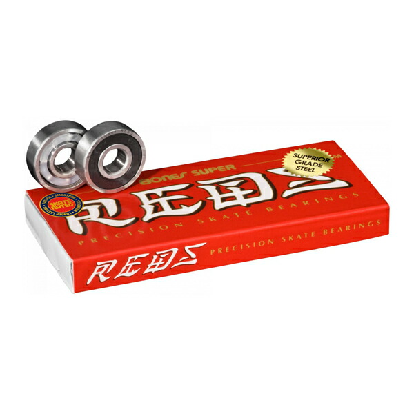 【BONES】 SUPER REDS BEARING ボーンズ ベアリング レッズ パーツ スケートボード スケボー SKATEBOARD