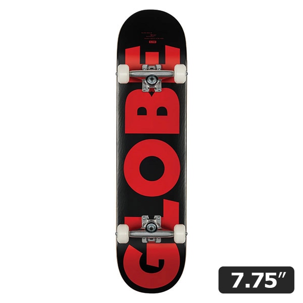 【GLOBE】G0 FUBER BLACK/RED 7.75インチ グローブ コンプリート 完成品 スケートボード スケボー SKATEBOARD COMPLETE｜スケートボードSHOPインスタント