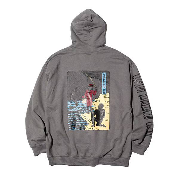 【Chaos Fishing Club】PRINCESS M HOODIE charcoal gray カオスフィッシングクラブ パーカー スケートボード スケボー SKATEBOARD|スケートボードSHOPインスタント