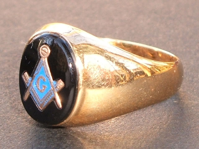 期間限定開催 Freemason フリーメイソン 実物ビンテージ ゴールドリング 18k 18金 好評につき延長 Delta Lux Fr