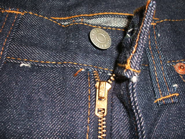mens levi jeans with button back pockets