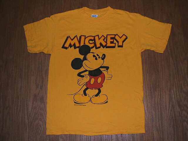 Velva Sheen(ベルバシーン) Mickey Mouse(ミッキーマウス) Tシャツ MADE IN USA(アメリカ製) 1990年代 未使用デッドストック｜有限会社　インスティンク