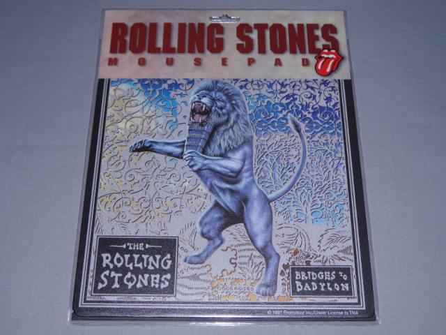 The Rolling Stones(ザ ローリング ストーンズ) Mousepad(マウスパッド) Bridges to Babylon(ブリッジズ・トゥ・バビロン B2B) MADE IN AUSTRIA(オーストリア製) 1990年代 デッドストック LPレコード CD ジャケット【中古】画像