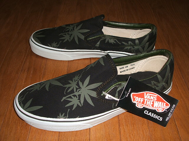vans pot leaf shoes