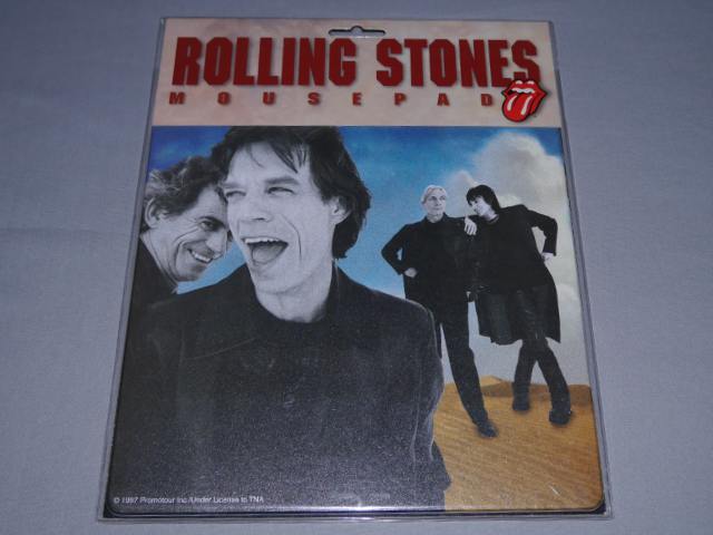 The Rolling Stones(ザ ローリング ストーンズ) Mousepad(マウスパッド) Bridges to Babylon(ブリッジズ・トゥ・バビロン B2B) MADE IN AUSTRIA(オーストリア製) 1990年代 デッドストック LPレコード CD ジャケット Mick Jagger(ミックジャガー)【中古】画像