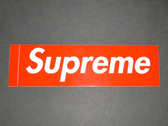 【楽天市場】正規品本物 送料110円！Supreme(シュプリーム) Box Logo Sticker(ボックスロゴステッカー)【中古】 : 有限会社  インスティンク