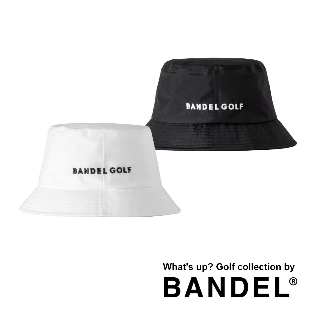 【ﾏﾗｿﾝ10％割】【レビュー特典】BANDEL バケットハット SIDE LOGO WATER REPELLENT BUCKETHAT メンズ レディース ユニセックス 男女兼用 帽子 ゴルフ GOLF スポーツ ドライ 撥水 防水 ロゴ オールシーズン BLACK WHITE