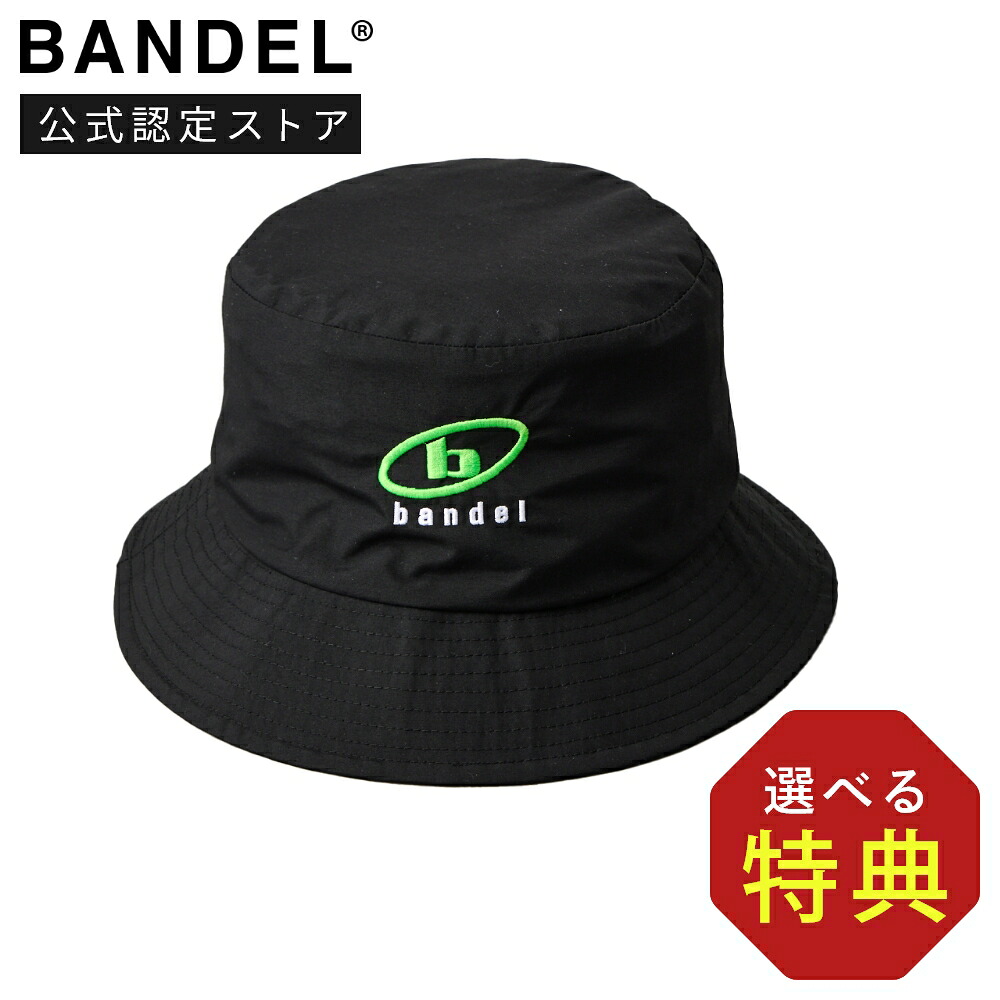 【マラソン10%割】【レビュー特典】BANDEL GOLF バンデル ゴルフ DIAGONAL OVAL b WATERREPELLENT 3L BACKET HAT BGA-5SDOBHバケットハット 高機能 透湿防水 刺繍 メンズ ブラック|INSTORE インストア