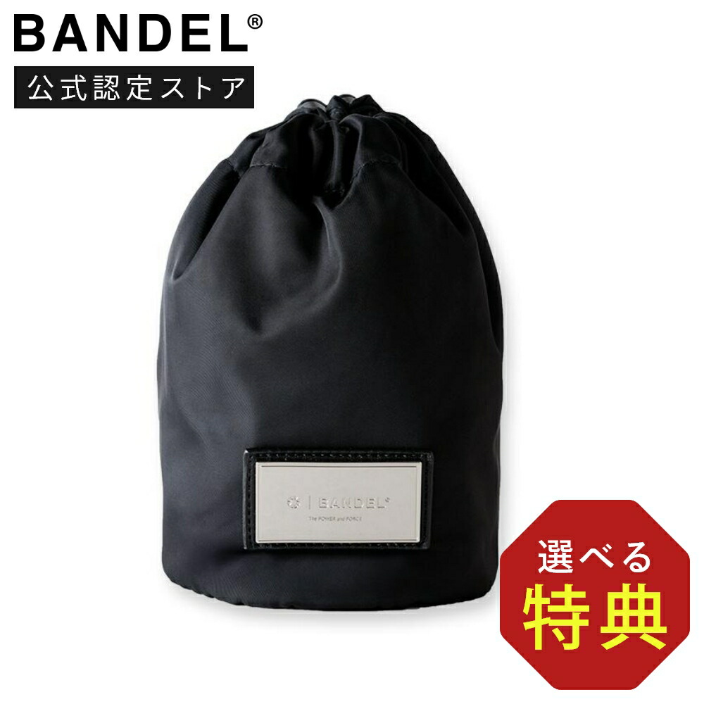 【ﾏﾗｿﾝ中10％割】【レビュー特典】BANDEL GOLF バンデル ゴルフ LEATHER DRAWSTRINGS KINCHAKU BGJ-5SLDSK 巾着 ポーチ ブラック 2025AW カートバック ラウンドバック サブバック ミニバック ゴルフ レザー ロゴ プレート 上質 コンパクト 男女兼用 ブランド