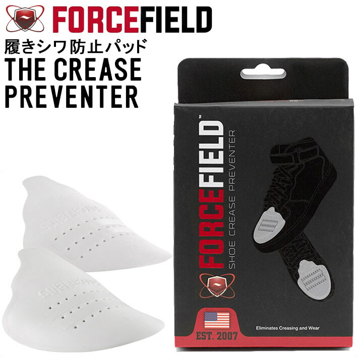 楽天市場 着後レビューでワイプ1枚 Force Field フォースフィールド Shoe Crease Preventer スニーカー 靴 折り目防止 履きシワ防止 つま先 パッド インソール 中敷き サイズ調整 Instore インストア