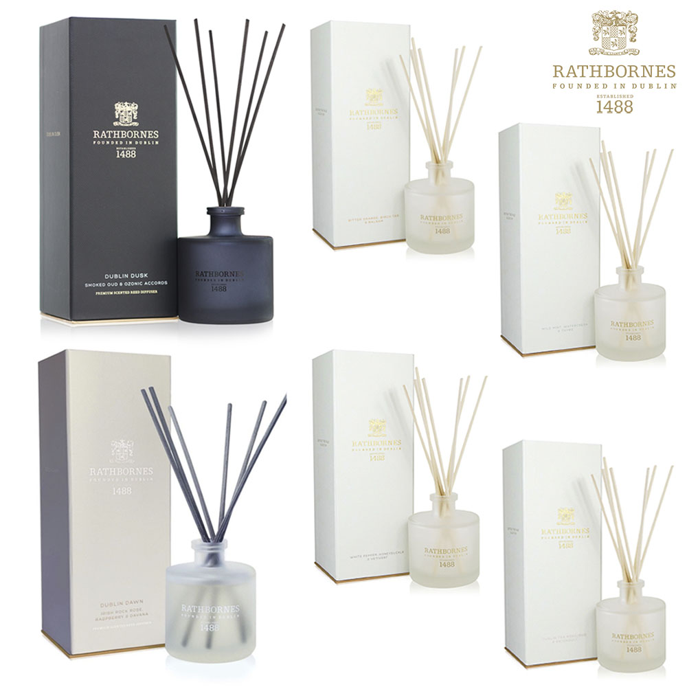 【レビュー特典】RATHBORNES1488 ラスボーンズ REED DIFFUSERS リード ディフューザー 200ml JAPAN COLLECTION BEYOND THE PALE エッセンシャルオイル 香り ルームフレグランス 芳香剤 ダブリンダスク ティーローズ ビタオーレンジ|INSTORE インストア
