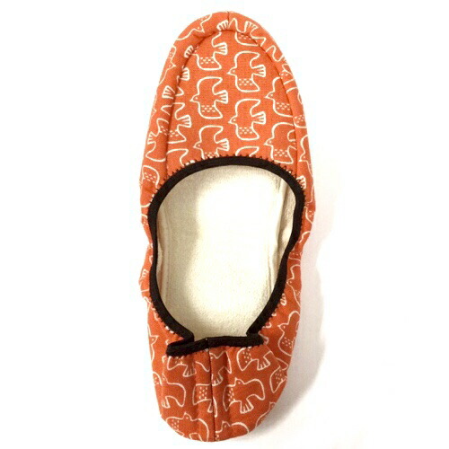 携帯スリッパ おしゃれ 携帯スリッパ ピジョン オレンジ M Letempslev K7a Com