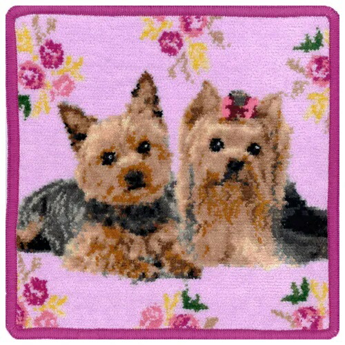 しぃ♡　ハンカチ　ヨーキーちゃん柄　21枚 しぃ♡様専用 ハンカチ ヨーキーちゃん柄 21枚