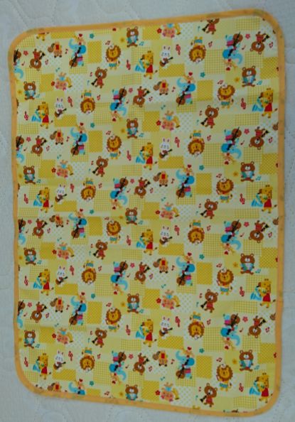 おむつ替え防水マット《動物柄》45×65cm日本製