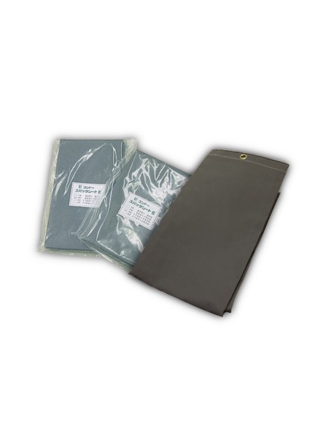 09105KT164 スパッタシート　エコノミー 4号 1640×1900mm | 溶接シート スパッタ シート 業務用 溶接用 溶接 溶接資材 建築工事 作業現場 溶接グッズ 建築資材 建築 工事 作業 火花 保安用品 保安グッズ 安全用品 安全グッズ 作業用品 現場作