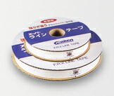 スーパーラインテープ中川くん 50mm×50M 釘穴6cm間隔 釘なし | 白 テープ ライン 白線用テープ 白線 ラインテープ テニス 運動会 運動 グランド グラウンド 駐車場 ライン引き 区画線 標示 業務用 線 グランド