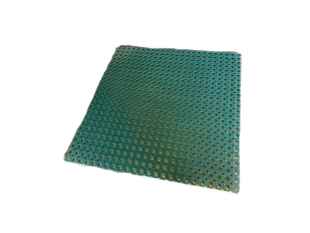 【法人・個人事業主様限定】王子ゴム化成 KRCマット 重量タイプ 緑 15t×1000mm×1000mm | ゴムマット 滑り止め 屋外 マット ラバーマット ゴム ラバー 耐久性 すべりどめ すべりどめマット 滑り止めマット