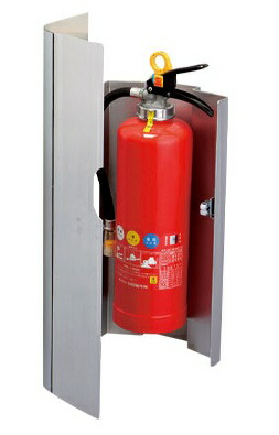 SK-FEB-04K　消火器ボックス | 事務用品 消火器 ボックス 収納 収納ボックス スチール 消火器プレート 箱 カバー 家庭 消火器格納箱 収納ケース ケース スタンド 設置台 消火器置き場 置き場 スペース 消火器BOX BOX 格納箱 消火器マーク 転倒防止 生活 防災 防災グッズ 災害