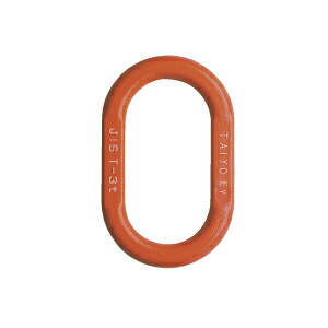 大洋製器工業 アロイメインリンク10ｔ 【1245755】 | 楕円形 吊り金具 吊り上げ金具 吊り具 吊りフック 荷揚げフック 荷役作業 鍛造リング 玉掛け用具 玉掛け作業 吊り荷作業 吊り作業 吊り上げ クレーンフック 土木工事 建設工事 建築