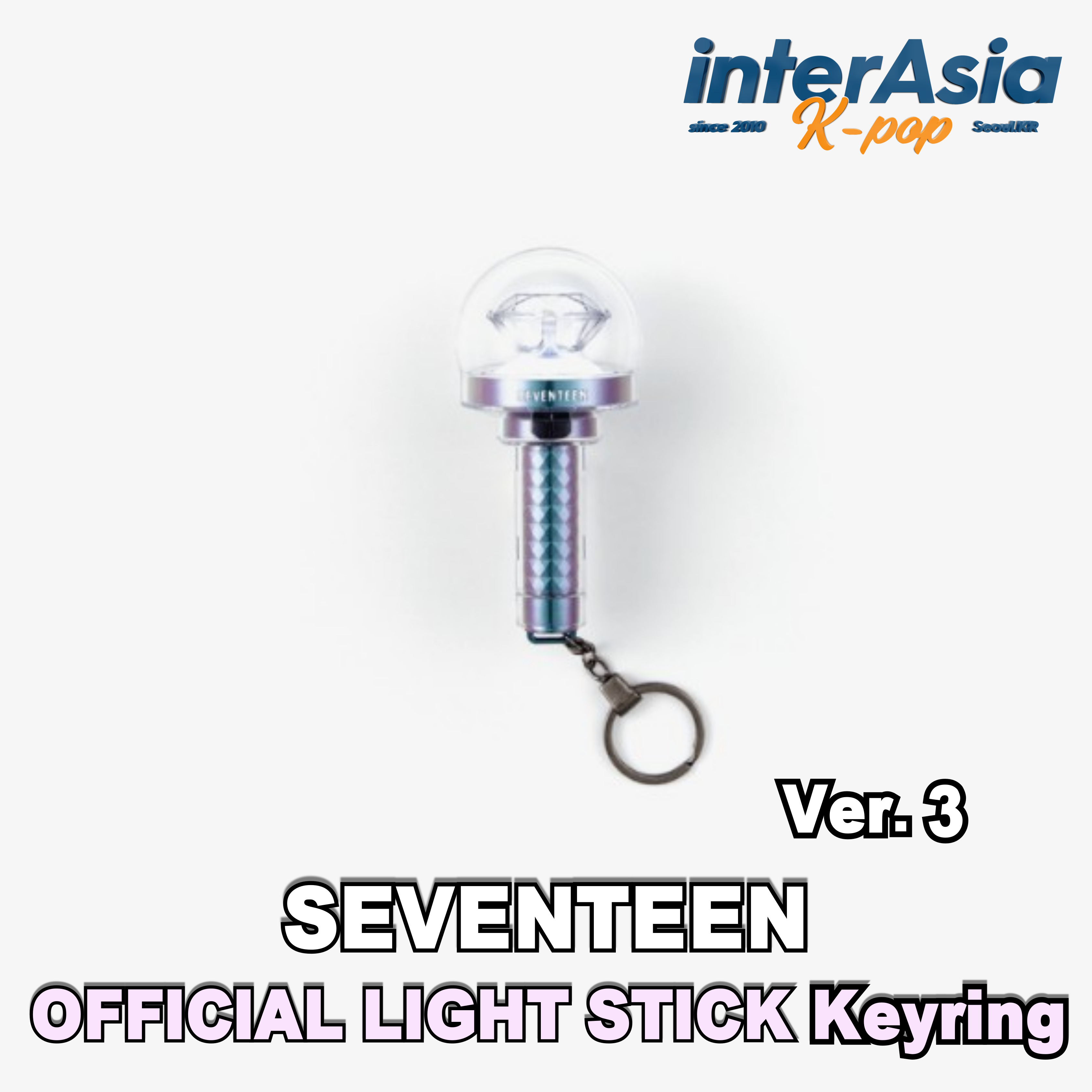 楽天市場】SEVENTEEN - OFFICIAL LIGHT STICK VER.3 CARAT BONG キャラットボン セブンティーン セブチ  SVT ペンライト 応援棒 公式グッズ Pledis Entertainment kpop 韓国盤 韓国直送 送料無料 : InterAsia