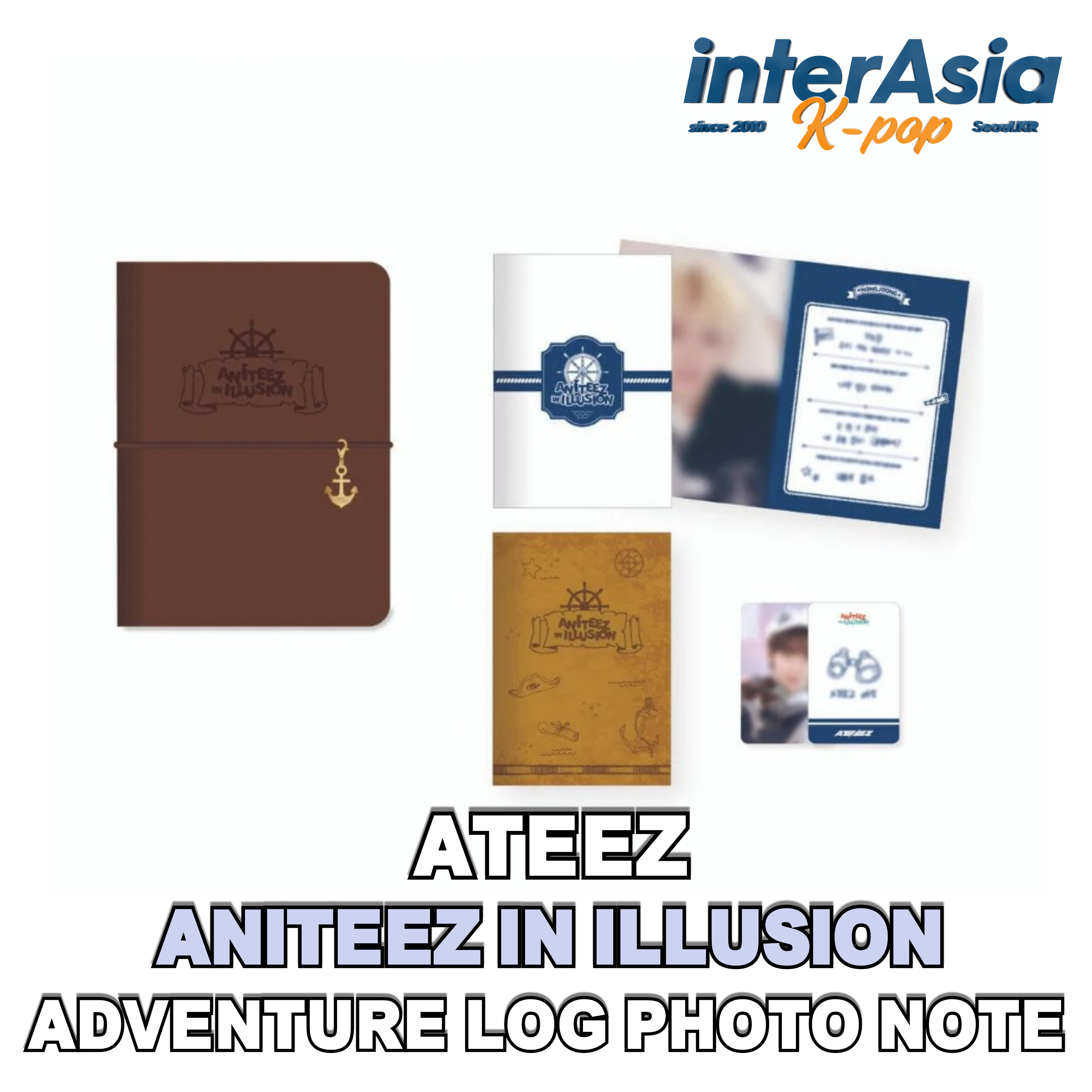 楽天市場】☆8種選択☆ ATEEZ X ANITEEZ - PVC POUCH KR Ver