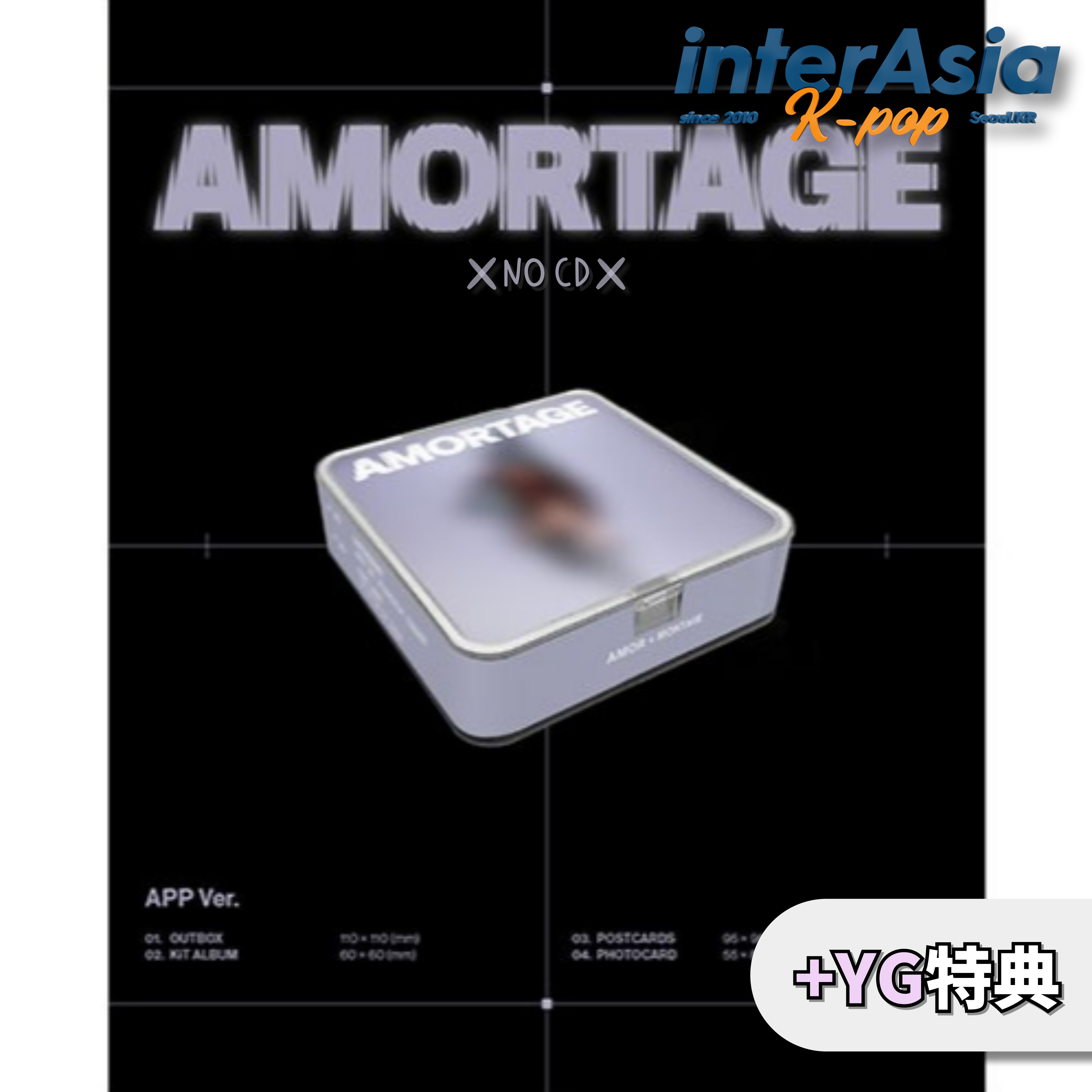 BLACKPINK ジス AMORTAGE マカオfm入場者限定ポラロイドセット BLACKPINK ジス AMORTAGE マカオfm入場者限定ポラロイドセット