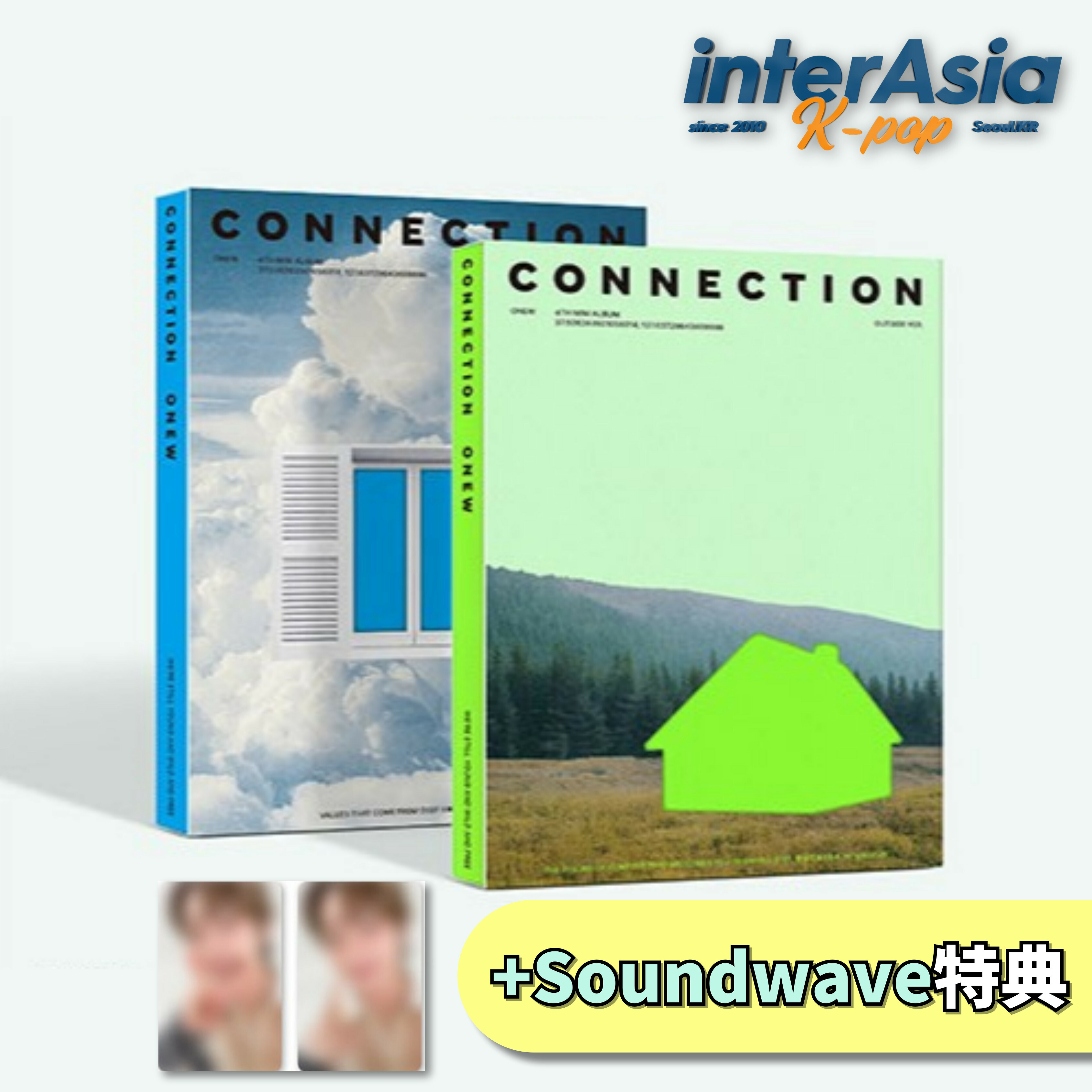 ★Soundwave特典★ ONEW - 4th Mini Album 「CONNECTION」 (Photobook Ver.) オンユ イジンギ Lee Jinki SHINee シャイニー GRIFFIN Entertainment kpop 韓国盤 送料無料画像
