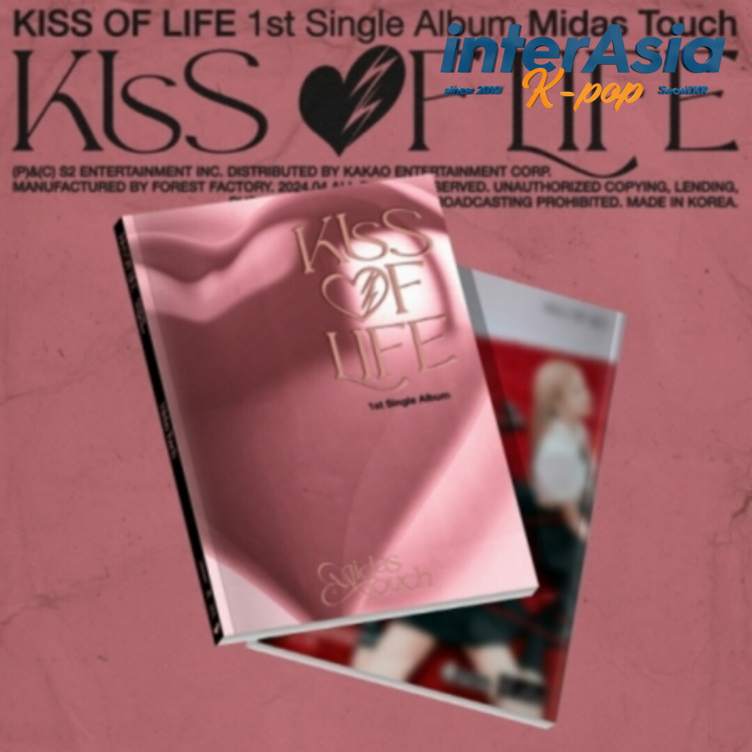 【楽天市場】KISS OF LIFE 1st Single Album 「Midas Touch」 (Photobook Ver.) キスオブライフ KIOF キオブ ジュリー ナッティ