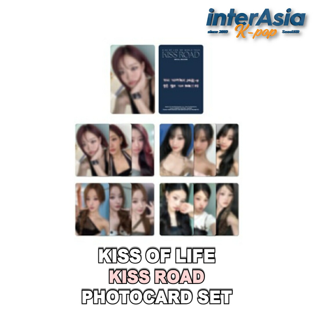 楽天市場】KISS OF LIFE [ PHOTOCARD SET ] 2025 1st WORLD TOUR [KISS