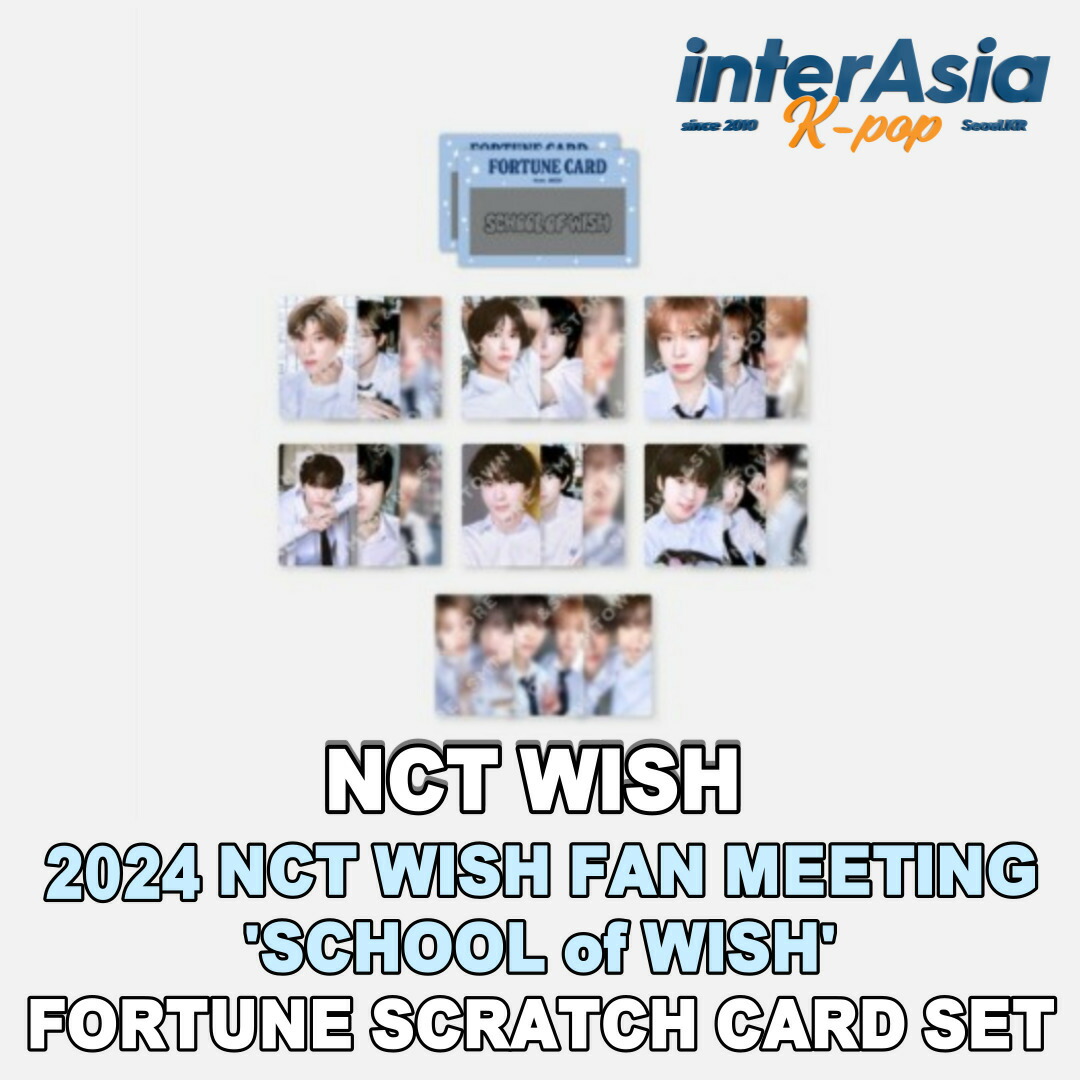 楽天市場】NCT WISH -RANDOM TRADING CARD SET / 2024 [LET'S GO