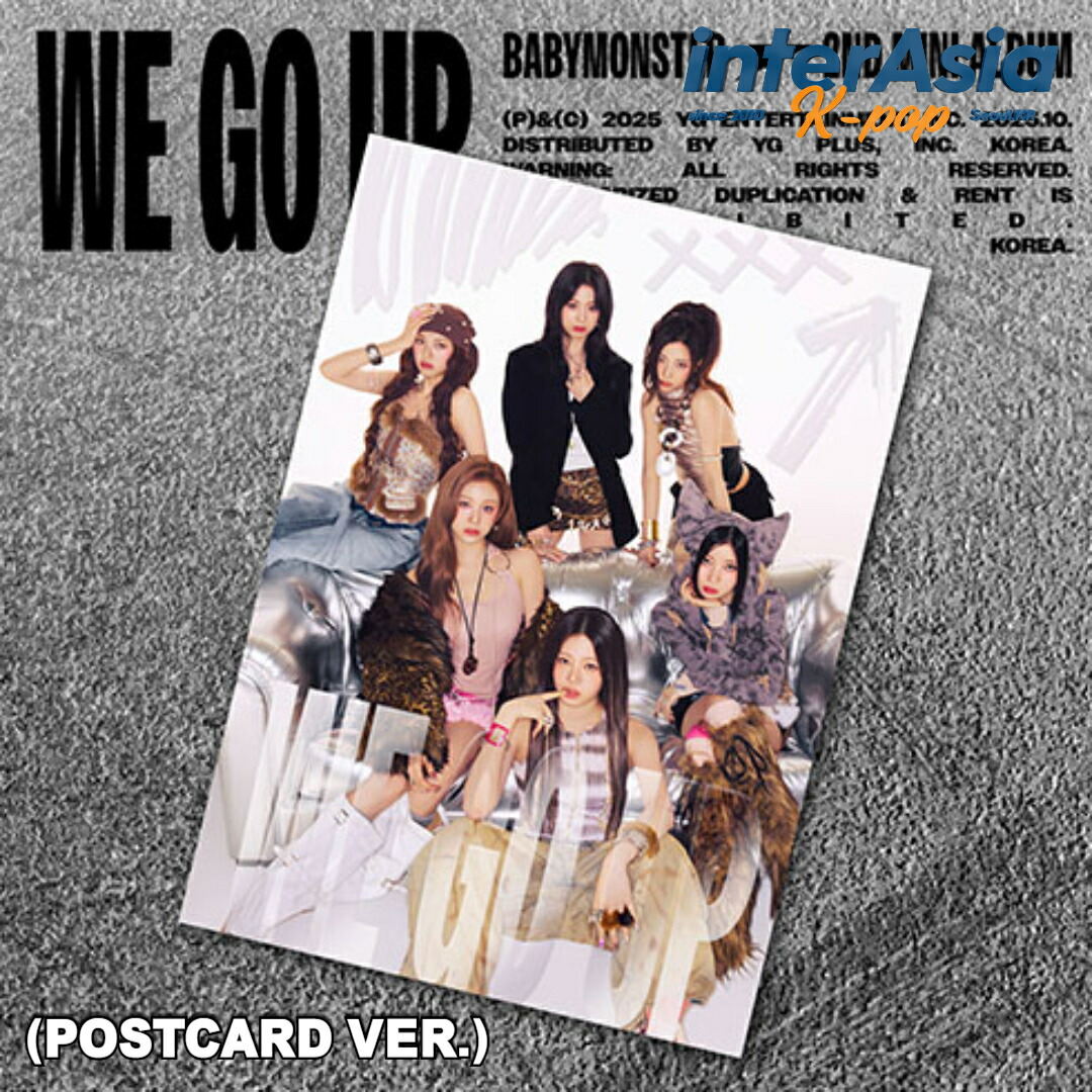 楽天市場】BABYMONSTER - 2nd MINI ALBUM 「WE GO UP」 POSTCARD Ver