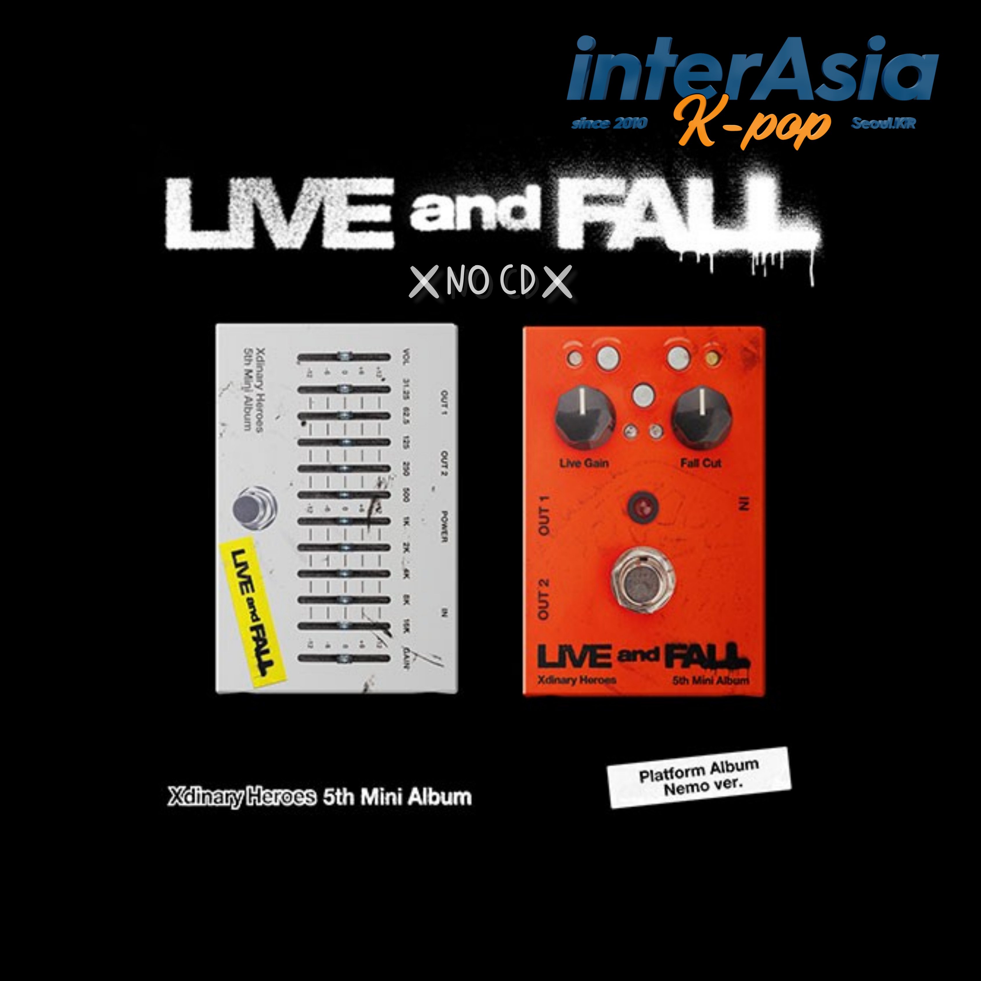 楽天市場】Xdinary Heroes - 5th Mini Album 「LIVE and FALL 