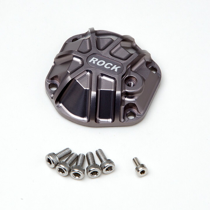 3D Machined Differential Cover (Titanium Gray) for GS01 Axle GM30014 ラジコンパーツ ラジコンカー スペア オプション カスタム 部品 オリジナル オフロード クローラー ロックバギー 05P01May16