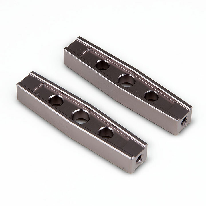 GS01 Machined M3 44mm Upper Link (2) (Titanium Gray) GM30026 ラジコンパーツ ラジコンカー スペア オプション カスタム 部品 オリジナル オフロード クローラー ロックバギー 05P01May16