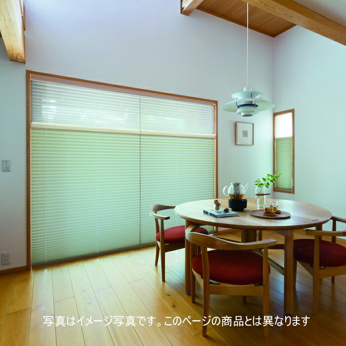 プリーツスクリーン もなみ 25mm ニチベイ シエノス遮熱 M5119～M5121 シングルスタイル（チェーン式） 幅120.5～160cm×高さ61～100cmまで