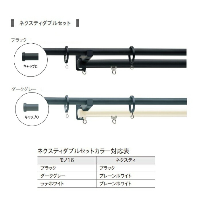 TOSO ヴィンクス22 Aキャップ ダブルセット ホワイトグレインブラック 3.1m