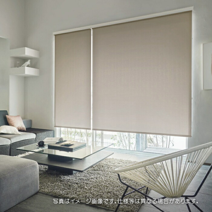 タチカワブラインド ロールスクリーン ロールカーテン ラルク 防炎 ブライト RS1254～1259 幅80.5～120cmＸ丈251～300糎まで（遮蔽物なし）