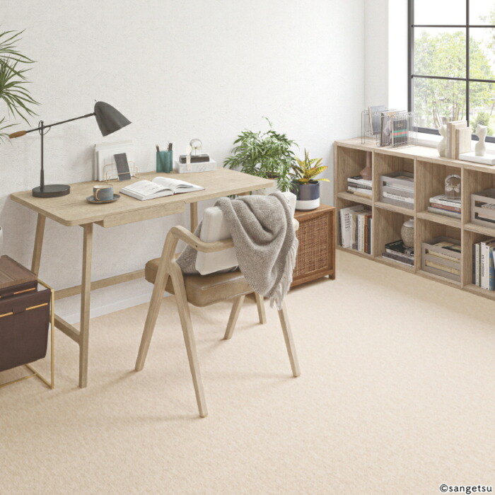 カーペット 8畳 サンゲツ 防炎 制電 防ダニ 抗菌 サンホリデー2 江戸間8帖 352cmX352cm※時間指定不可商品|インテリアふじ