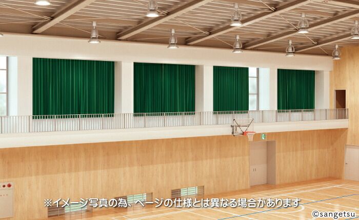 防炎 遮光1級 カーテン サンゲツ 病院 介護 公共施設用 ナポリF 標準縫製仕様 1.5倍ヒダ PK4374～PK4378 巾267～333cmＸ丈201～220cmまで