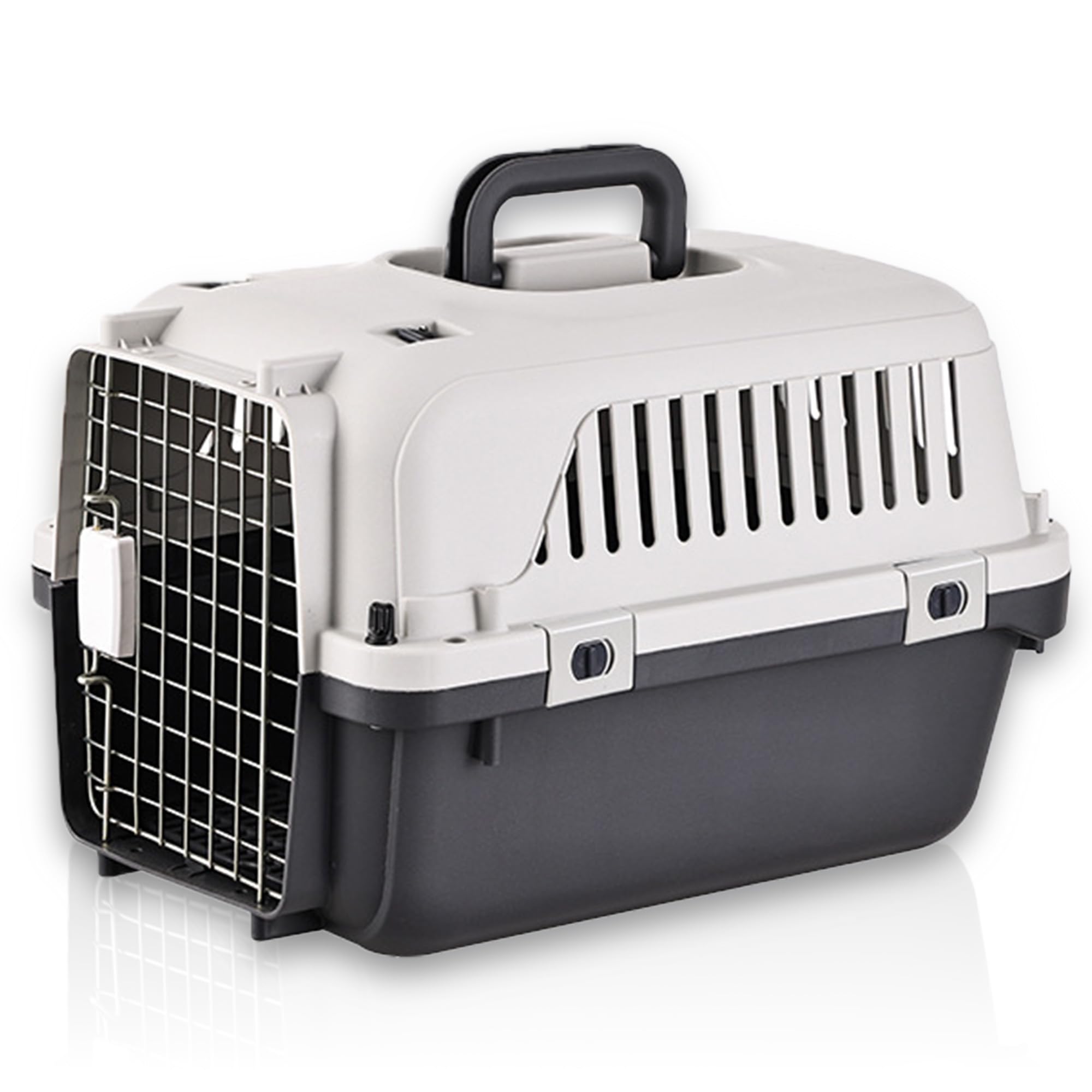 ペットキャリー 基準品 クレート 小型犬 から 大型犬 猫用 キャスター付き 航空輸送対応 通気性 犬 猫 キャリーケース 水飲み皿付き