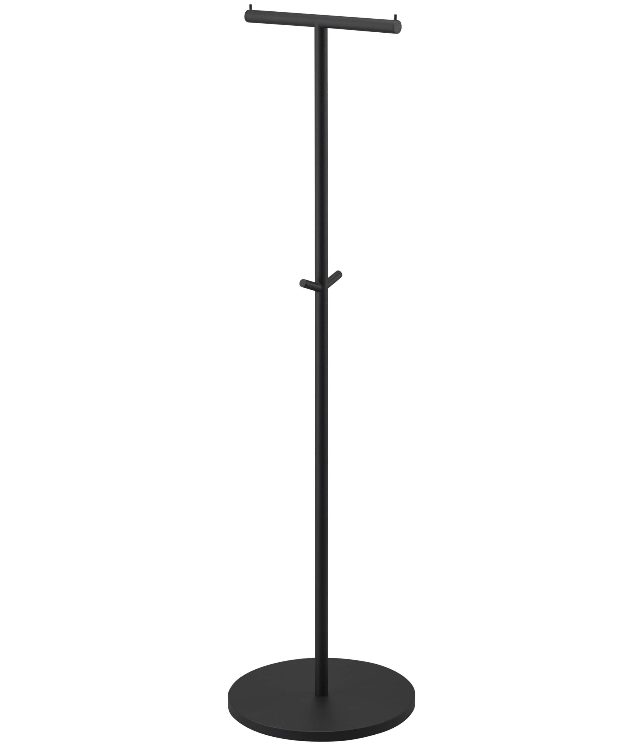 ポールハンガー ブラック 約W36.5XD36.5XH140cm スマート smart コートハンガー スリム