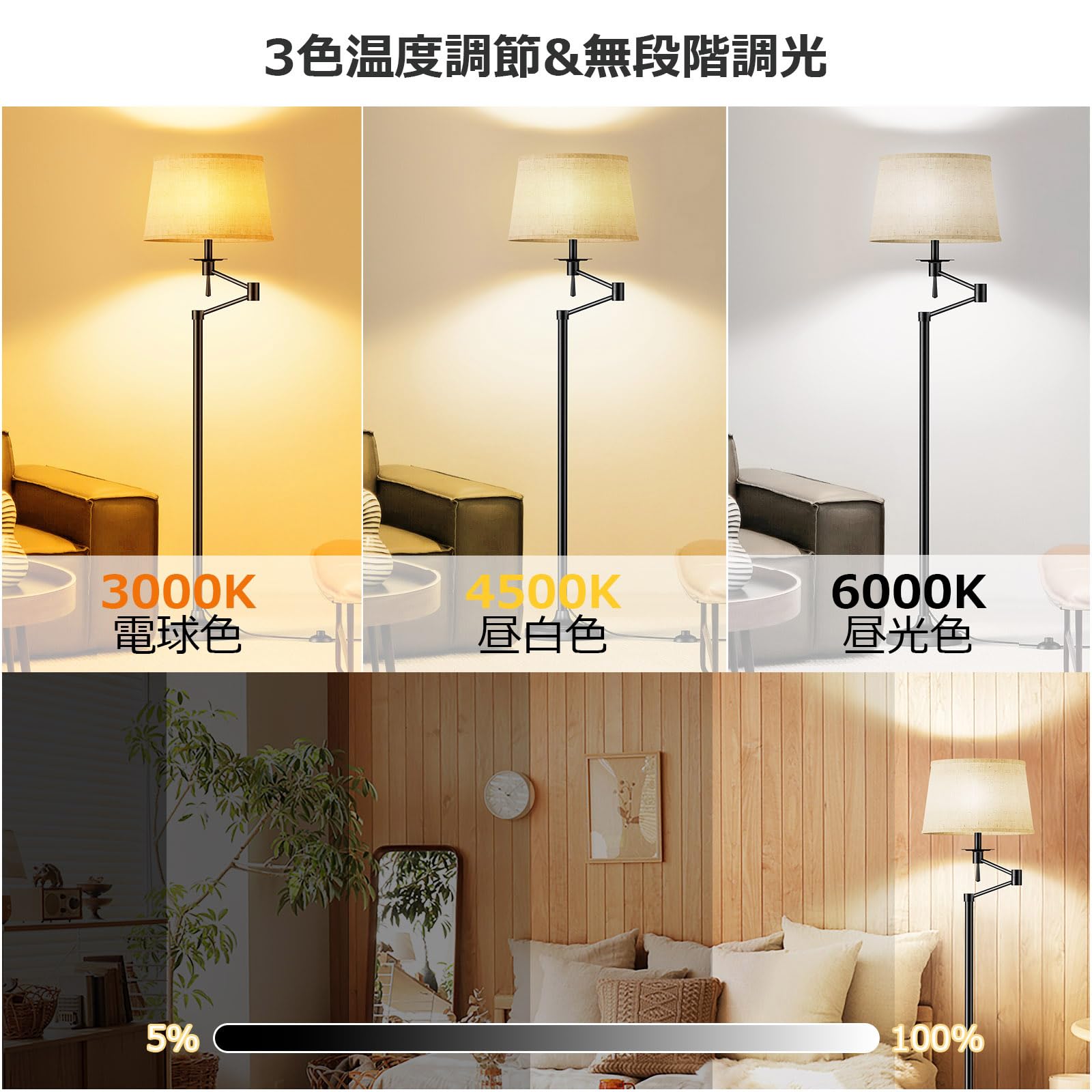 楽天市場】フロアライト 間接照明 フロアランプ 1W スマートスタンド