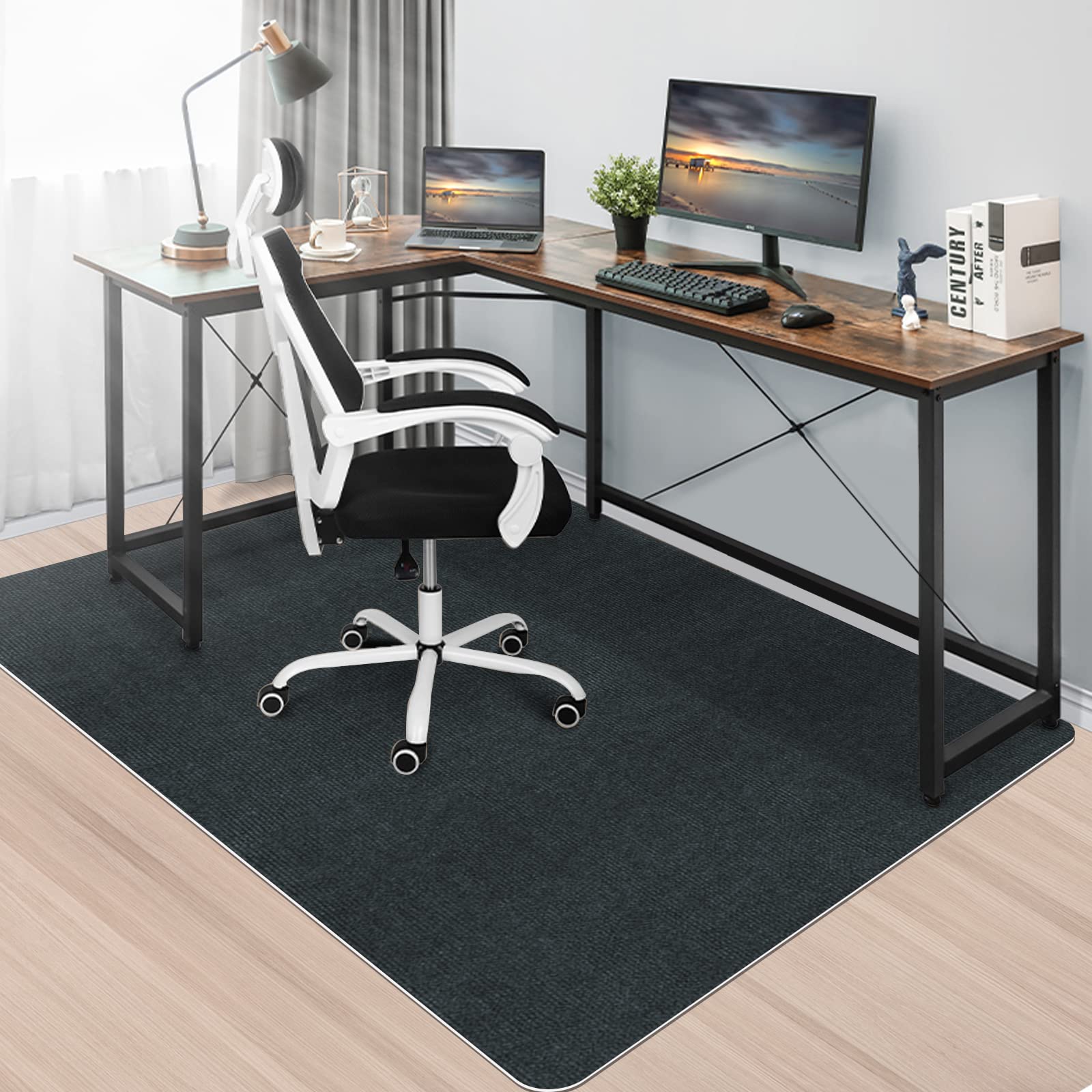 【送料無料】【.co.jp限定】 デスクチェアマット特大サイズ180×140cm 床保護マット HAODEMI ダイニングマット ゲーミングチェア 厚さ4m 5,819円