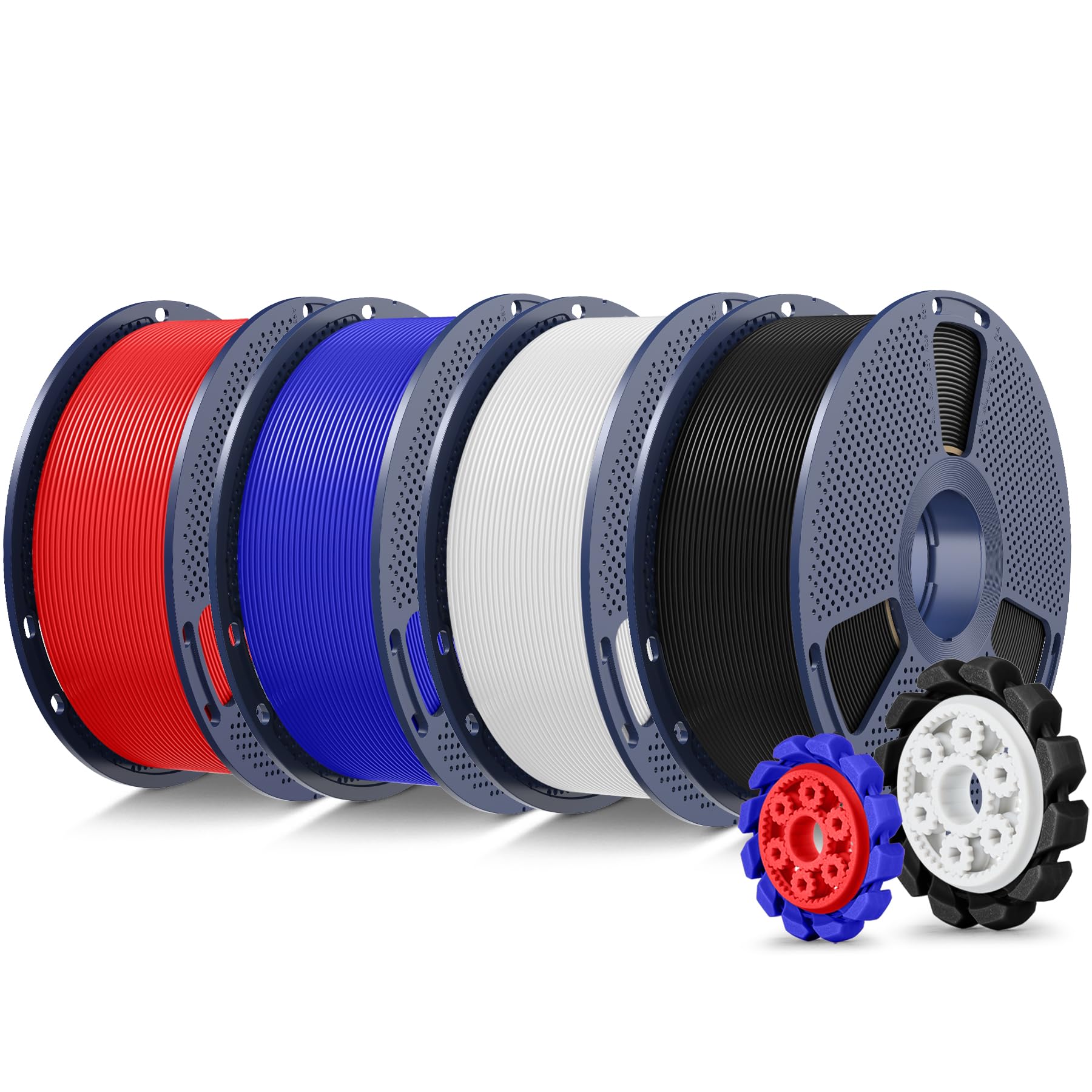 【10％OFFクーポン配布中】【送料無料】SUNLU 4kg PLA Plus フィラメント 1.75mm、PLA Plus 3Dプリンターフィラメントの寸法精度 ±0.02