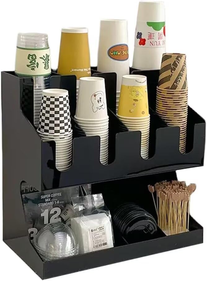 【送料無料】Jumei 紙コップホルダー 紙コップ 収納 カップディスペンサー 置き型 カップスタンド アクリル製 ホーム オフィス 集会 飲｜デンダ店 9,224円
