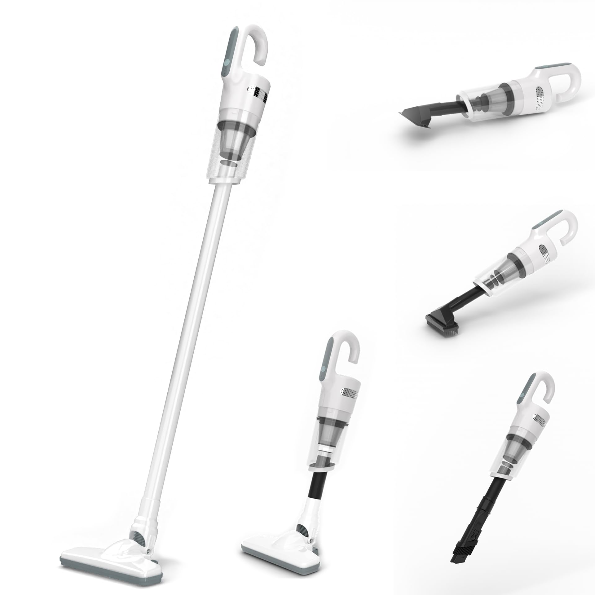 【送料無料】掃除機 コードレス Fochai【35000pa 強力吸引 11万回転/MINブラシレスモータ】スティック電気掃除機 5WAY 5種類ノズル 軽量｜デンダ店 8,982円
