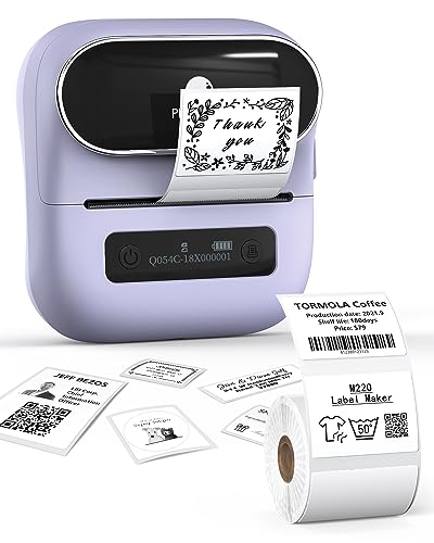 【送料無料】Phomemo M220 感熱ラベルプリンター ラベルライター スマホ対応PC対応 宛名ラベルプリンター 業務用 家庭用 Bluetooth接続｜デンダ店