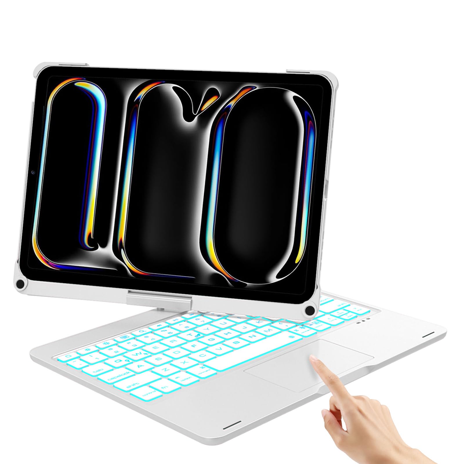 【送料無料】【10％OFFクーポン配布中】【2025新型】iPad Pro 11インチキーボード M4 2024 専用 iPad Pro 11 キーボード付きケース 360