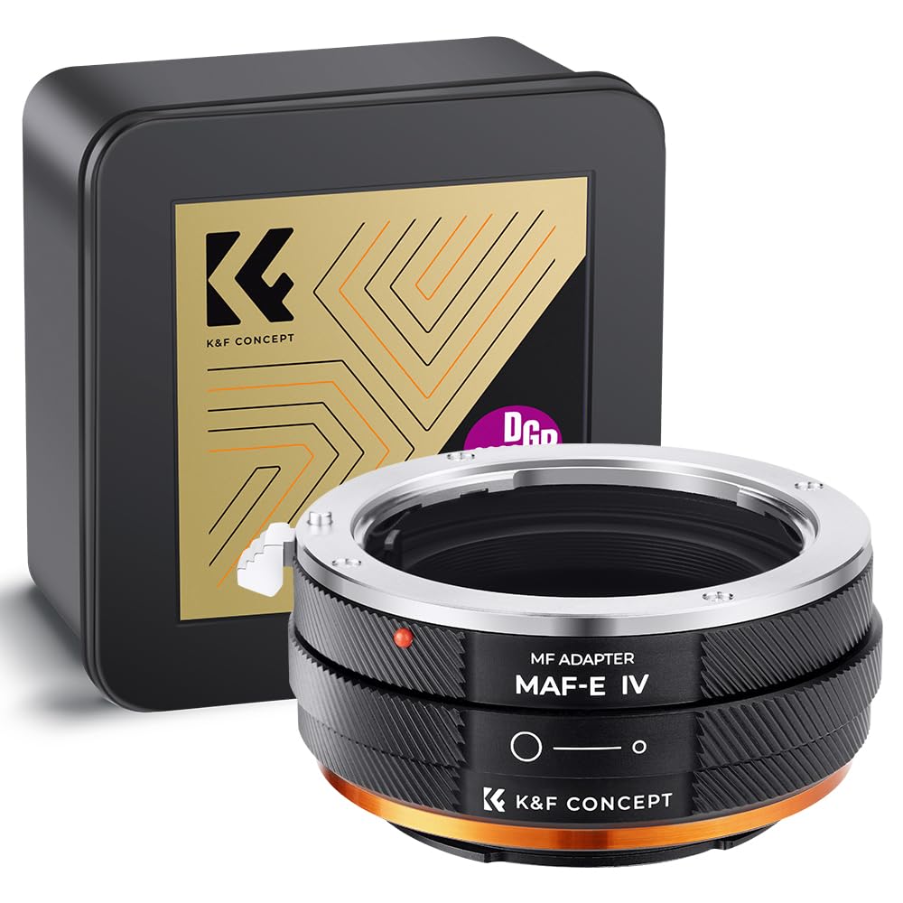 【送料無料】【10％OFFクーポン配布中】【新型】K&F Concept マウントアダプター MAF-E IV ソニー対応 ミノルタ Minolta対応 Aマウント